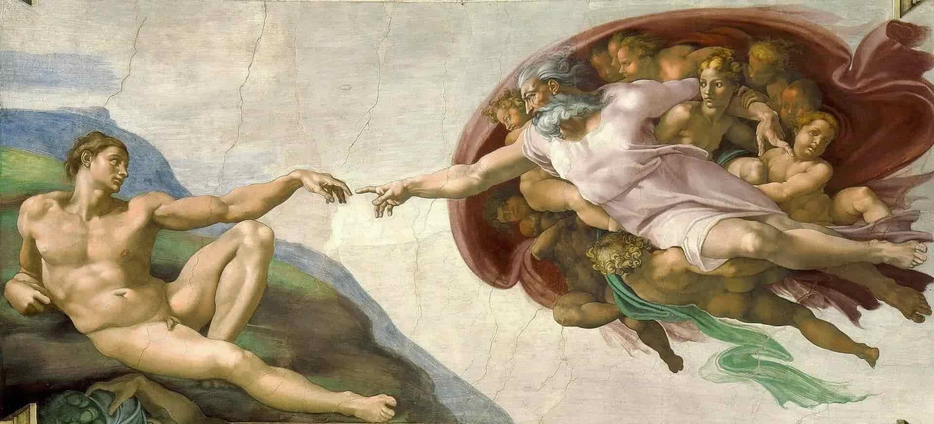 La creación de Adán, Miguel Ángel, Capilla Sixtina