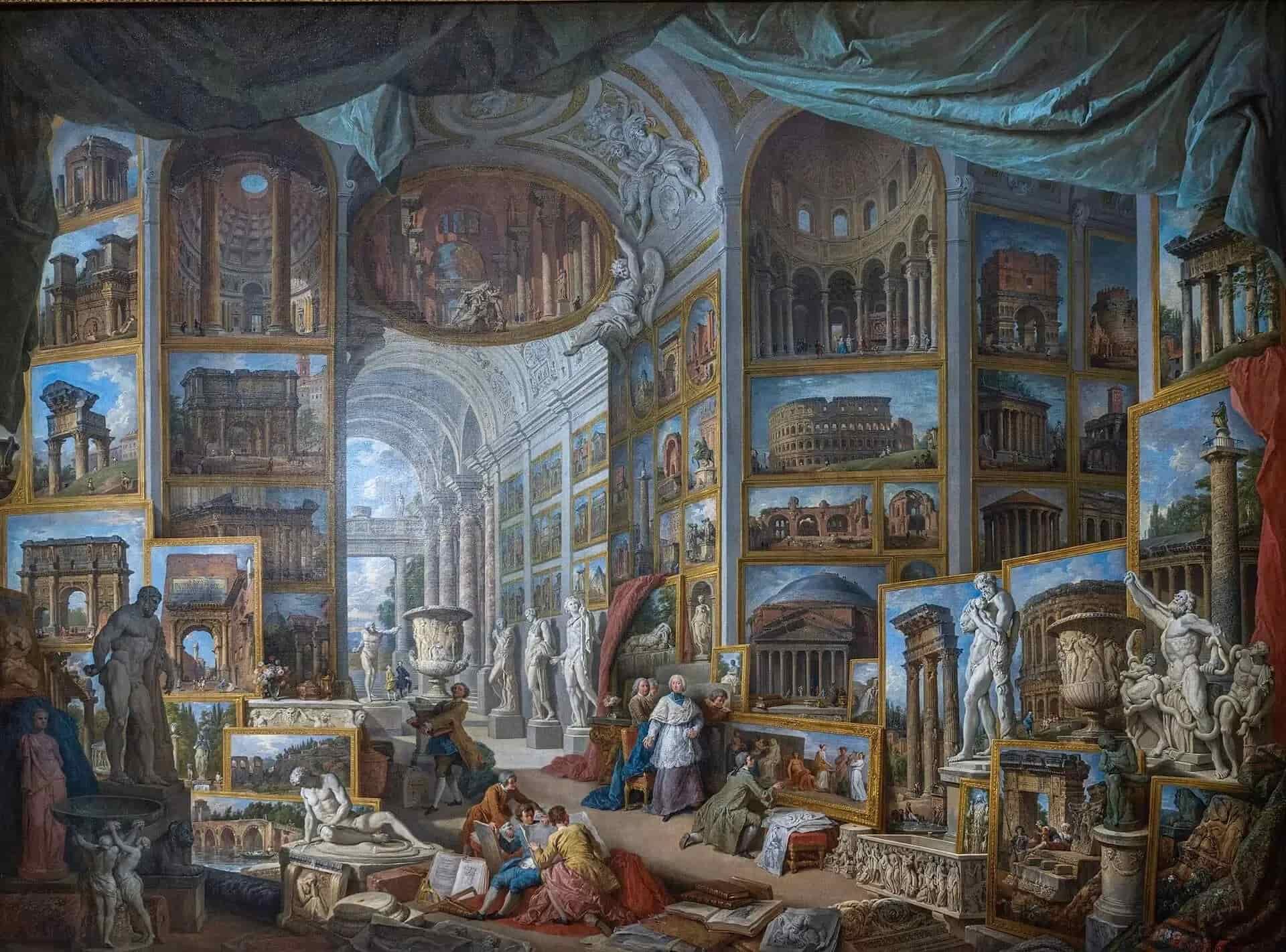 Galería de vistas de la Roma Antigua, Giovanni Paolo Pannini