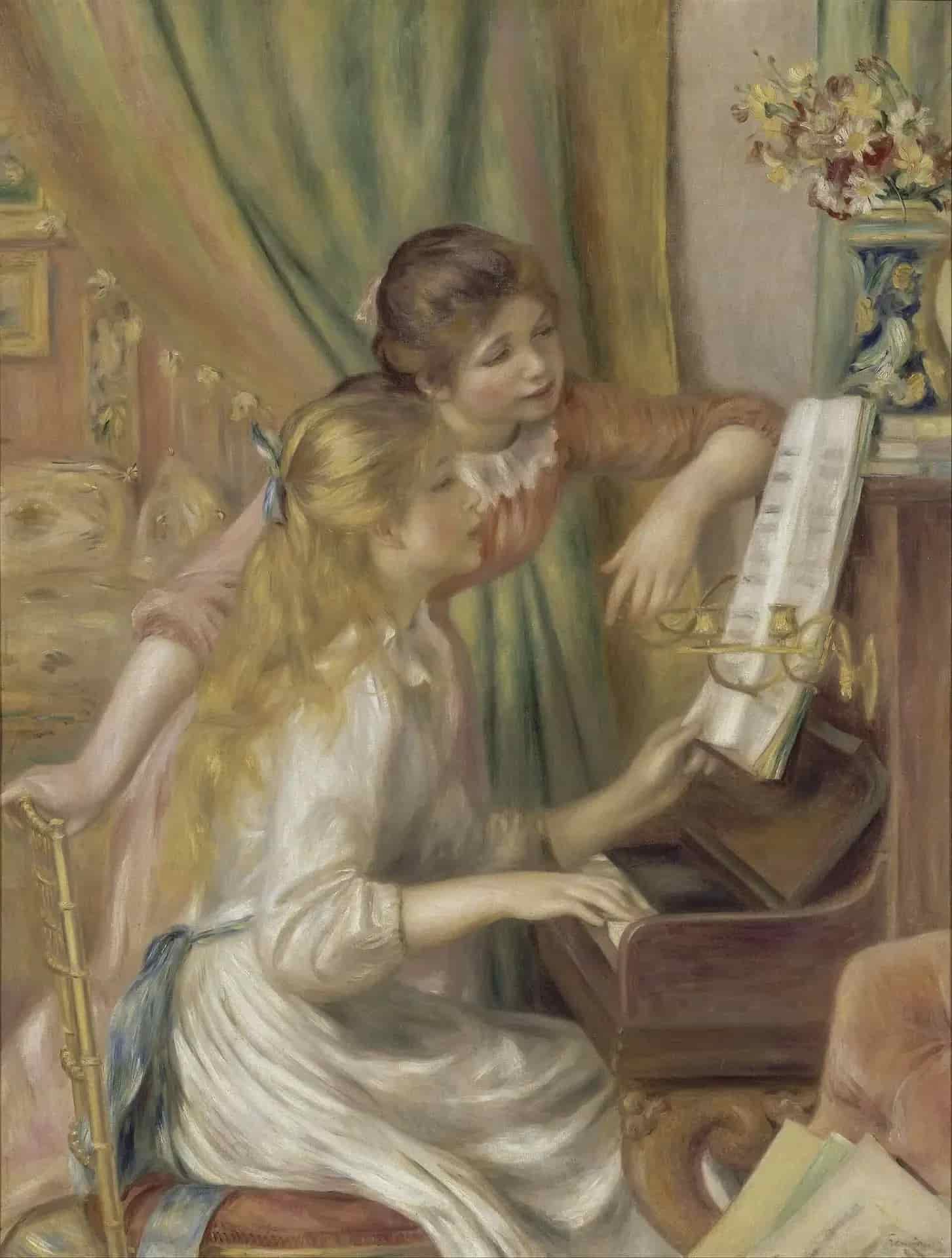 Muchachas al piano, Pierre-Auguste Renoir